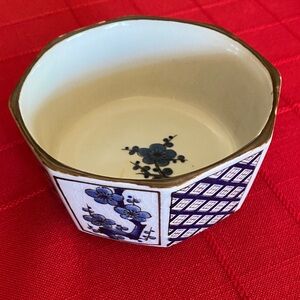 Vintage Otagiri octagon bowl OMC Japan